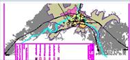 نقشه اتوکد مراحل مختلف توسعه شهر خرم آباد لرستان